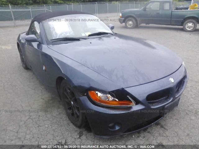 4USBT33473LS48307 - 2003 BMW Z4 2.5 BLUE photo 6