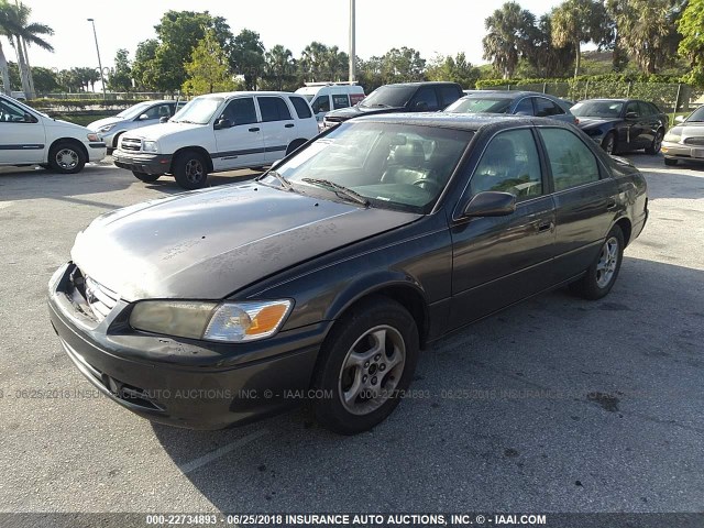 4T1BG22K7YU931495 - 2000 TOYOTA CAMRY CE/LE/XLE GRAY photo 2
