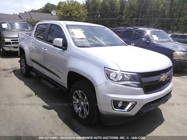 1GCGTDE31G1315894 - 2016 CHEVROLET COLORADO Z71 SILVER photo 1