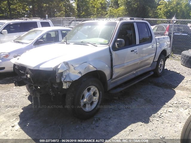 1FMZU77E03UA63372 - 2003 FORD EXPLORER SPORT TR  SILVER photo 2