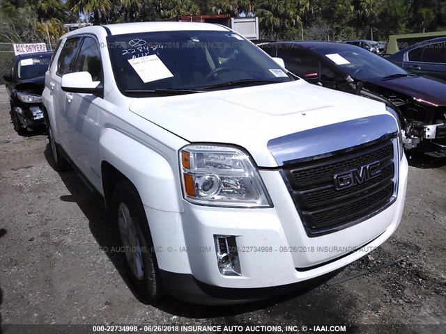 2CTALMEC7B6228484 - 2011 GMC TERRAIN SLE WHITE photo 1