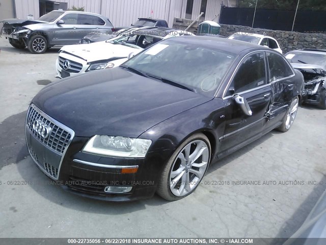 WAUPN94E49N006522 - 2009 AUDI S8 QUATTRO BLACK photo 2