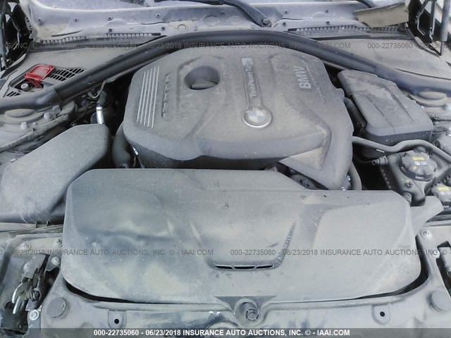 WBA4F9C52HG792602 - 2017 BMW 430XI GRAN COUPE GRAY photo 10