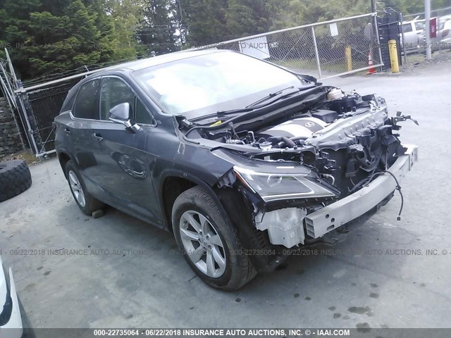 2T2ZZMCA9HC058890 - 2017 LEXUS RX 350/BASE/F SPORT GRAY photo 1