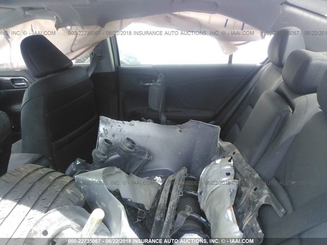 1HGCR3F93GA018654 - 2016 HONDA ACCORD TOURING SILVER photo 8