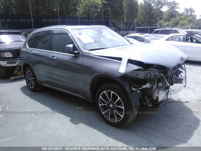 5UXKR2C30H0W43314 - 2017 BMW X5 SDRIVE35I GRAY photo 1