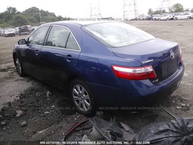 JTNBE46K073004029 - 2007 TOYOTA CAMRY NEW GENERAT CE/LE/XLE/SE BLUE photo 3