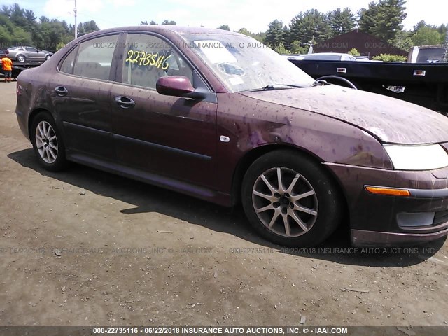 YS3FB49S131009541 - 2003 SAAB 9-3 LINEAR MAROON photo 6