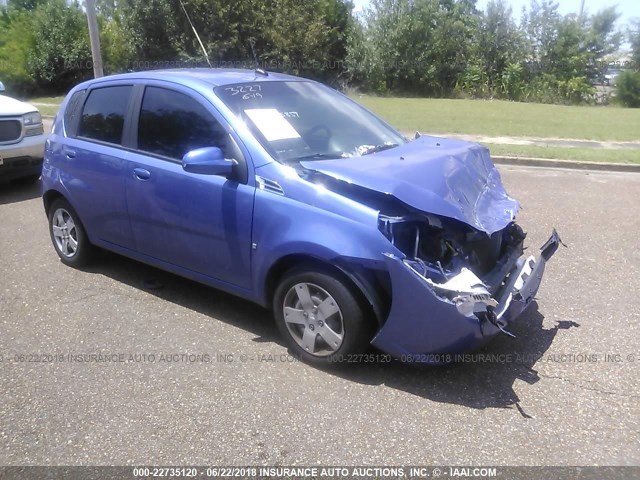 KL1TD66E69B319371 - 2009 CHEVROLET AVEO LS/LT 蓝色 照片 1