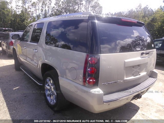 1GKFC66858J251236 - 2008 GMC YUKON XL DENALI BEIGE photo 3