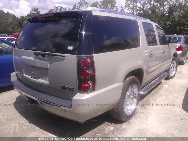 1GKFC66858J251236 - 2008 GMC YUKON XL DENALI BEIGE photo 4