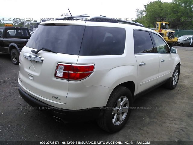 5GZEV23758J184285 - 2008 SATURN OUTLOOK XR თეთრი ფოტო 4