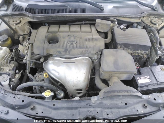 4T1BF3EK9BU177396 - 2011 TOYOTA CAMRY SE/LE/XLE BLACK photo 10