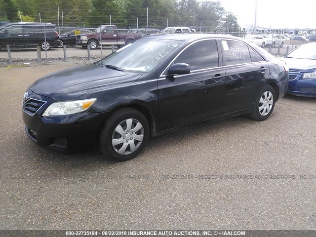 4T1BF3EK9BU177396 - 2011 TOYOTA CAMRY SE/LE/XLE BLACK photo 2