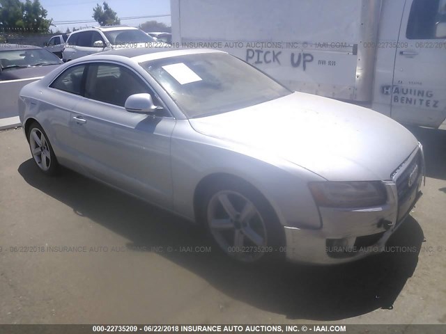 WAUDK78T68A022896 - 2008 AUDI A5 QUATTRO SILVER photo 1