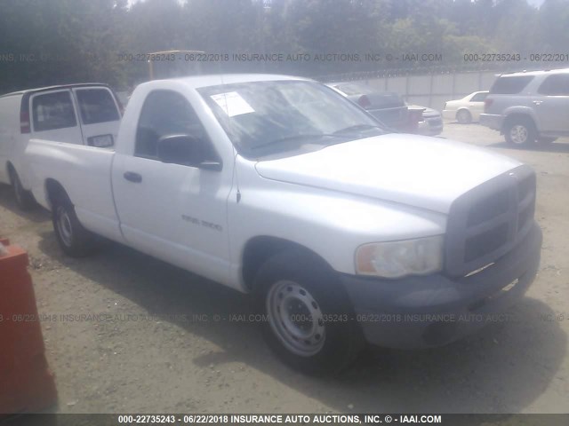 1D7HA16K73J653878 - 2003 DODGE RAM 1500 ST WHITE photo 1