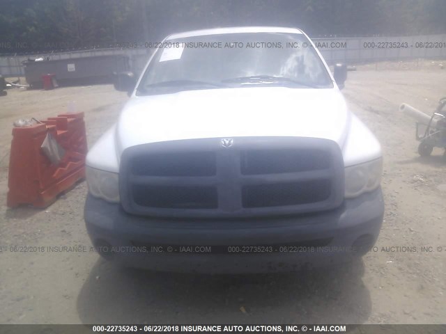 1D7HA16K73J653878 - 2003 DODGE RAM 1500 ST WHITE photo 6