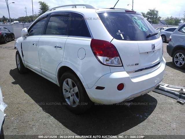 3GSCL53748S586897 - 2008 SATURN VUE XR WHITE photo 3