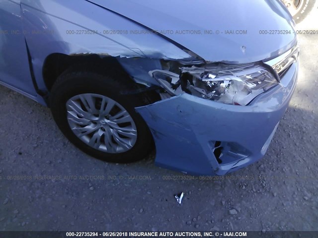 4T4BF1FK4CR254038 - 2012 TOYOTA CAMRY SE/LE/XLE 浅蓝色 照片 6