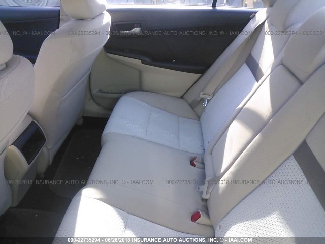 4T4BF1FK4CR254038 - 2012 TOYOTA CAMRY SE/LE/XLE 浅蓝色 照片 8