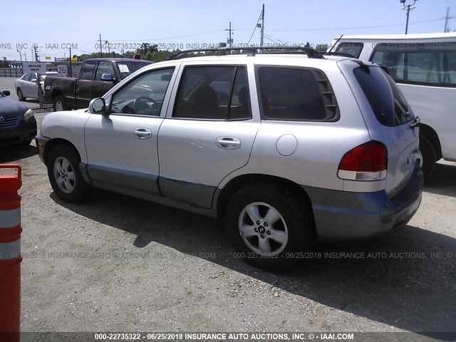 KM8SC73D65U870791 - 2005 HYUNDAI SANTA FE GLS/LX GRAY photo 3