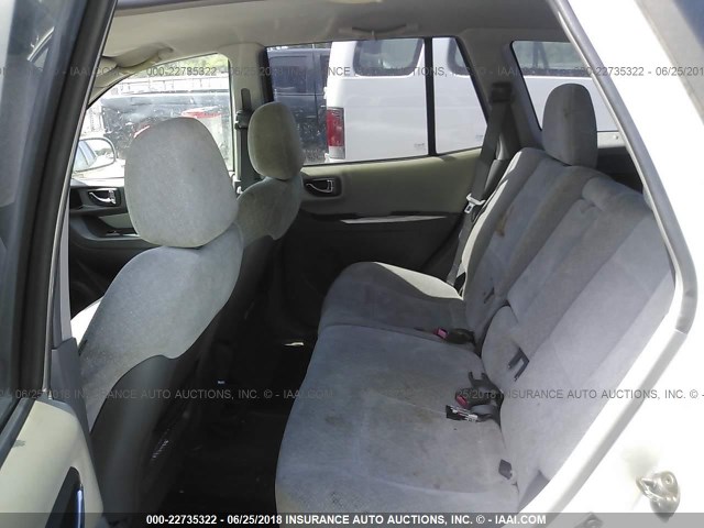 KM8SC73D65U870791 - 2005 HYUNDAI SANTA FE GLS/LX GRAY photo 8