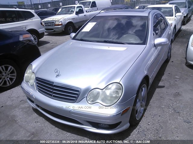 WDBRF52H06E020071 - 2006 MERCEDES-BENZ C GENERATION 2006 230 SILVER photo 6