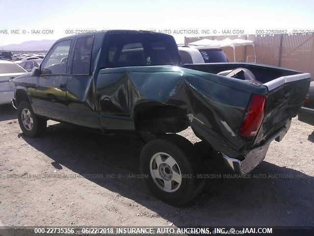 2GTEK19R2V1543398 - 1997 GMC SIERRA K1500 TEAL photo 3