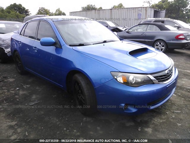 JF1GE74618G507893 - 2008 SUBARU IMPREZA WRX BLUE photo 1