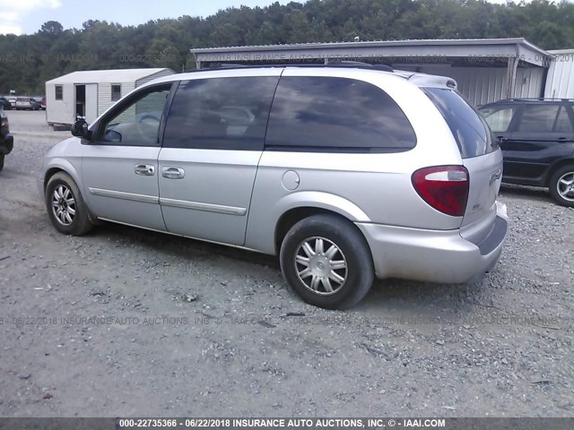 2C8GP54L55R242595 - 2005 CHRYSLER TOWN & COUNTRY TOURING SILVER photo 3