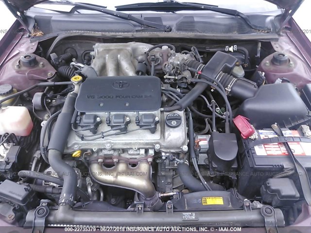 JT2BF22KXY0253705 - 2000 TOYOTA CAMRY CE/LE/XLE BURGUNDY photo 10