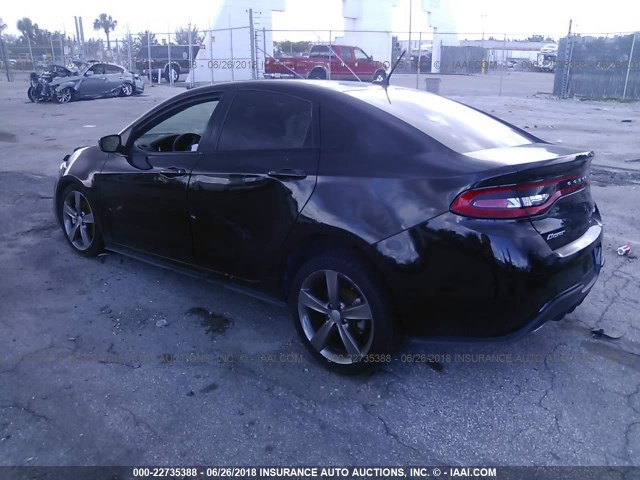 1C3CDFEB4ED921107 - 2014 DODGE DART GT BLACK photo 3