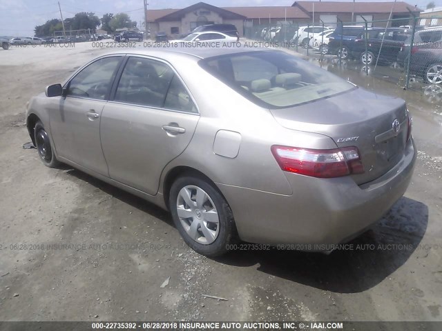 JTNBK46K273002453 - 2007 TOYOTA CAMRY NEW GENERAT LE/XLE/SE GOLD photo 3