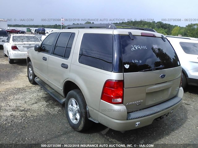 1FMZU73K65UB62499 - 2005 FORD EXPLORER XLT/XLT SPORT/NBX Champagne photo 3