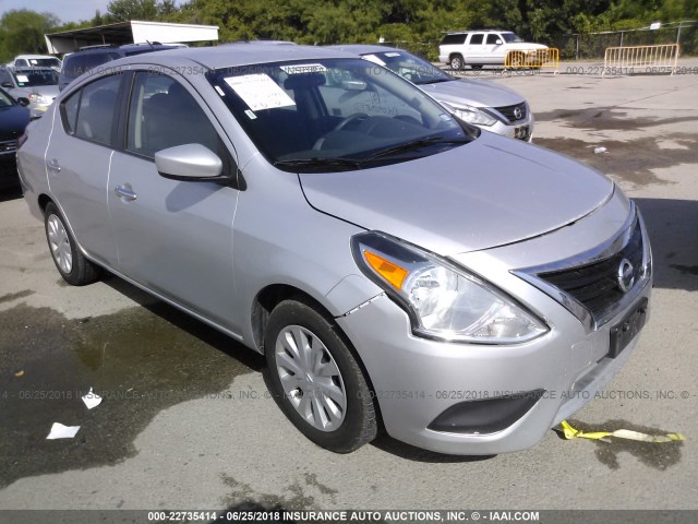 3N1CN7APXHL849928 - 2017 NISSAN VERSA S/S PLUS/SV/SL SILVER photo 1