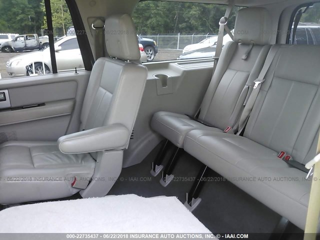 1FMFK19537LA93660 - 2007 FORD EXPEDITION EL LIMITED WHITE photo 8