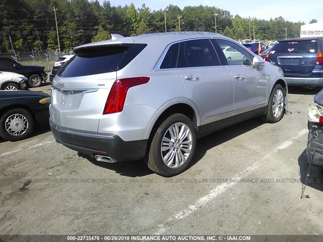 1GYKNERS1JZ244646 - 2018 CADILLAC XT5 PREMIUM LUXURY SILVER photo 4