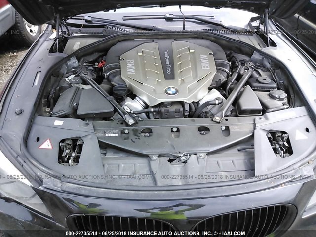 WBAKC8C57BC434551 - 2011 BMW 750 LXI BLACK photo 10