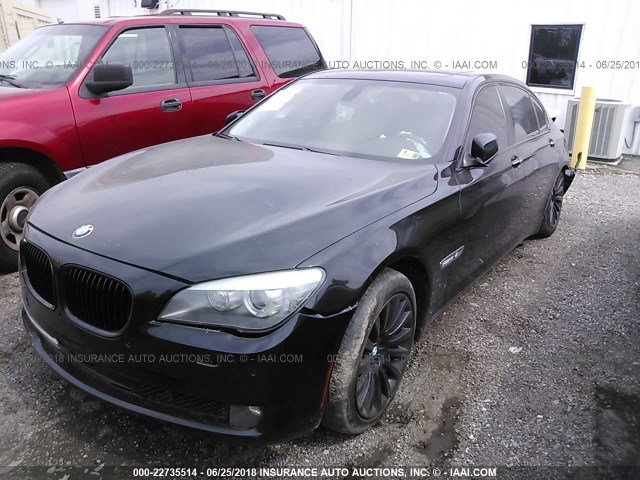 WBAKC8C57BC434551 - 2011 BMW 750 LXI BLACK photo 2