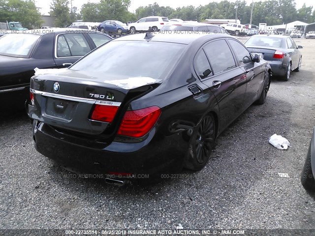WBAKC8C57BC434551 - 2011 BMW 750 LXI BLACK photo 4