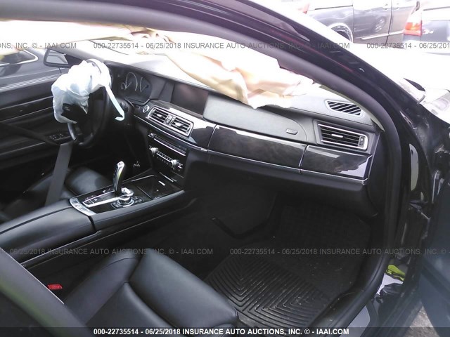 WBAKC8C57BC434551 - 2011 BMW 750 LXI BLACK photo 5