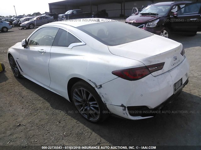 JN1FV7EK3HM610061 - 2017 INFINITI Q60 RED SPORT 400 WHITE photo 3