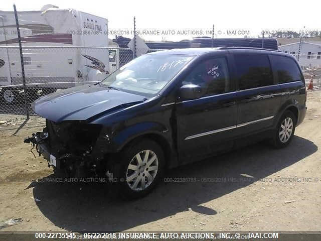 2C4RC1BG0ER275332 - 2014 CHRYSLER TOWN & COUNTRY TOURING BLACK photo 2