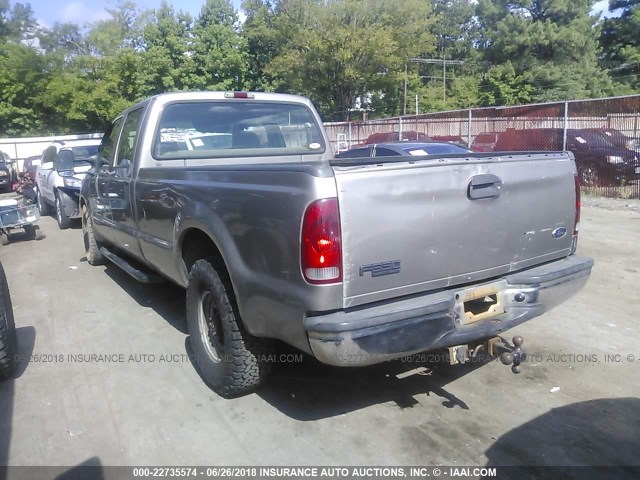 1FTSW30F72EC97397 - 2002 FORD F350 SRW SUPER DUTY GOLD photo 3