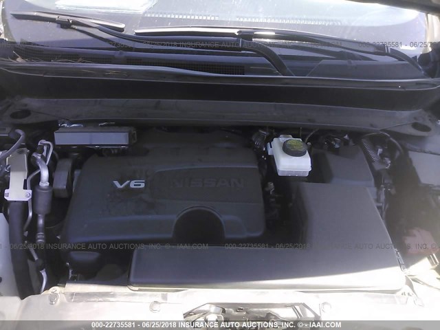 5N1DR2MN3HC610859 - 2017 NISSAN PATHFINDER S/SV/SL/PLATINUM 蓝色 照片 10