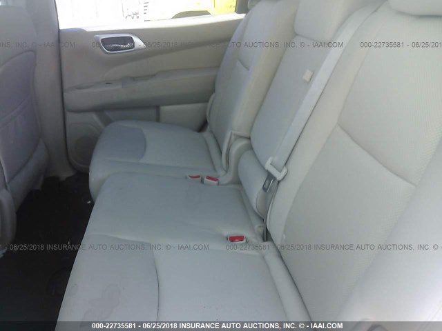 5N1DR2MN3HC610859 - 2017 NISSAN PATHFINDER S/SV/SL/PLATINUM 蓝色 照片 8