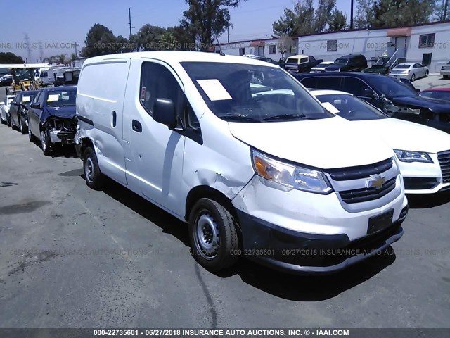 3N63M0YN3FK697518 - 2015 CHEVROLET CITY EXPRESS LS WHITE photo 1