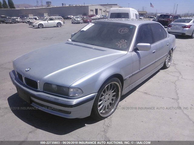 WBAGJ6321SDH97107 - 1995 BMW 740 IL SILVER photo 2