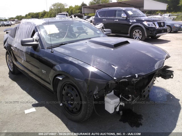 1ZVFT82H865229618 - 2006 FORD MUSTANG GT BLACK photo 1