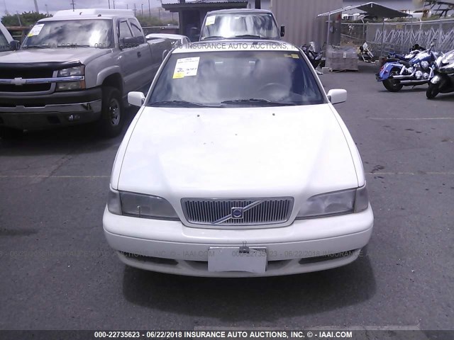 YV1LS61J3Y2641848 - 2000 VOLVO S70 SE WHITE photo 6